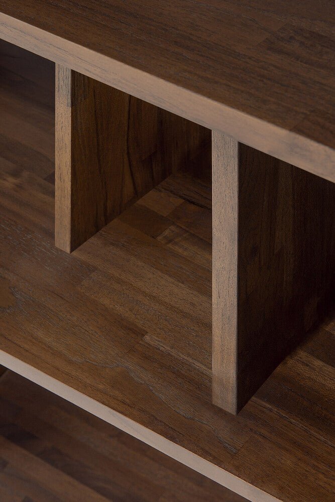 Irregular Rack – Modern Asymmetrical Wooden Shelf Sage Interiors - Sage InteriorsEthnicraft