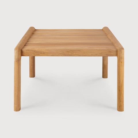 Wooden table on a white background