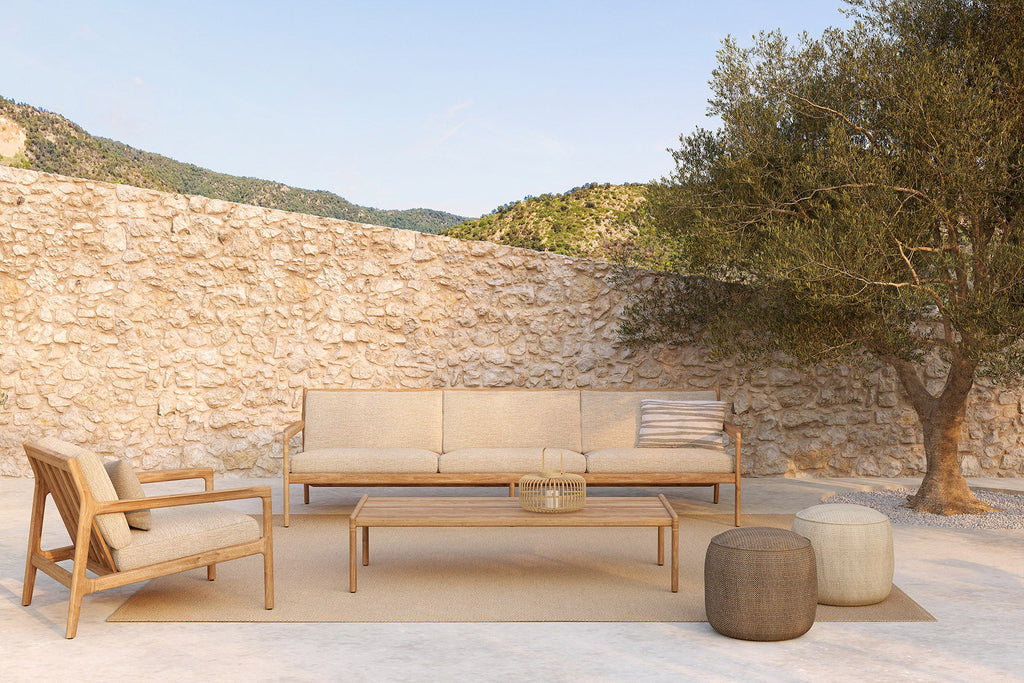 Jack Outdoor Sofa – Weather‑Resistant Solid Wood Seating by Sage Interiors - Sage InteriorsEthnicraftOutdoor Sofa