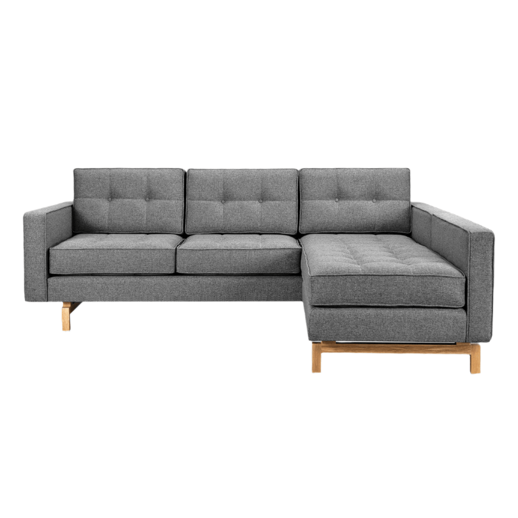 Jane 2 Loft Bi - Sectional by Gus Modern – Mid - Century Modular Sofa with Reversible Chaise - Sage InteriorsSage InteriorsSofas