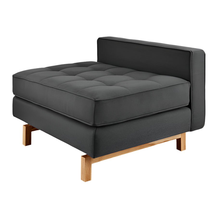 Jane 2 Lounge – Mid - Century Modern Lounge Chair with Tufted Cushions and FSC® Wood Base - Sage InteriorsSage InteriorsLounge Chair