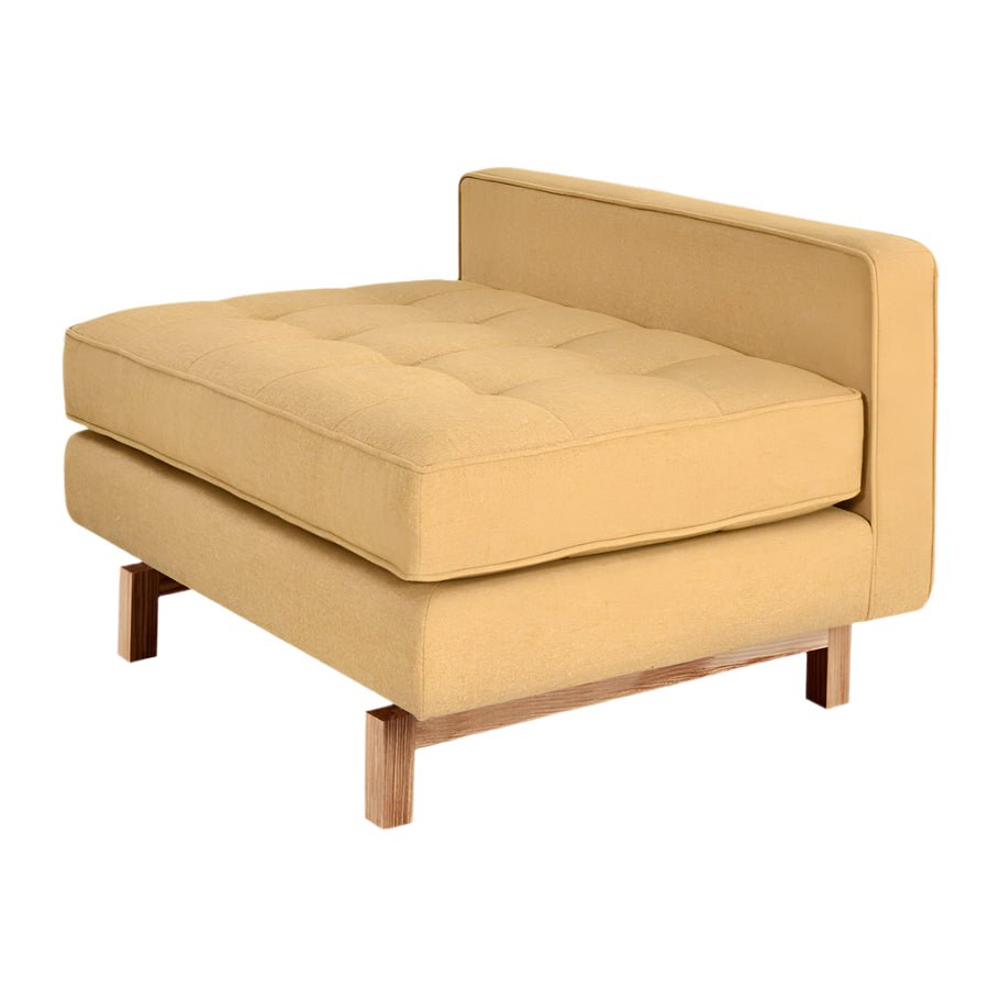 Jane 2 Lounge – Mid - Century Modern Lounge Chair with Tufted Cushions and FSC® Wood Base - Sage InteriorsSage InteriorsLounge Chair
