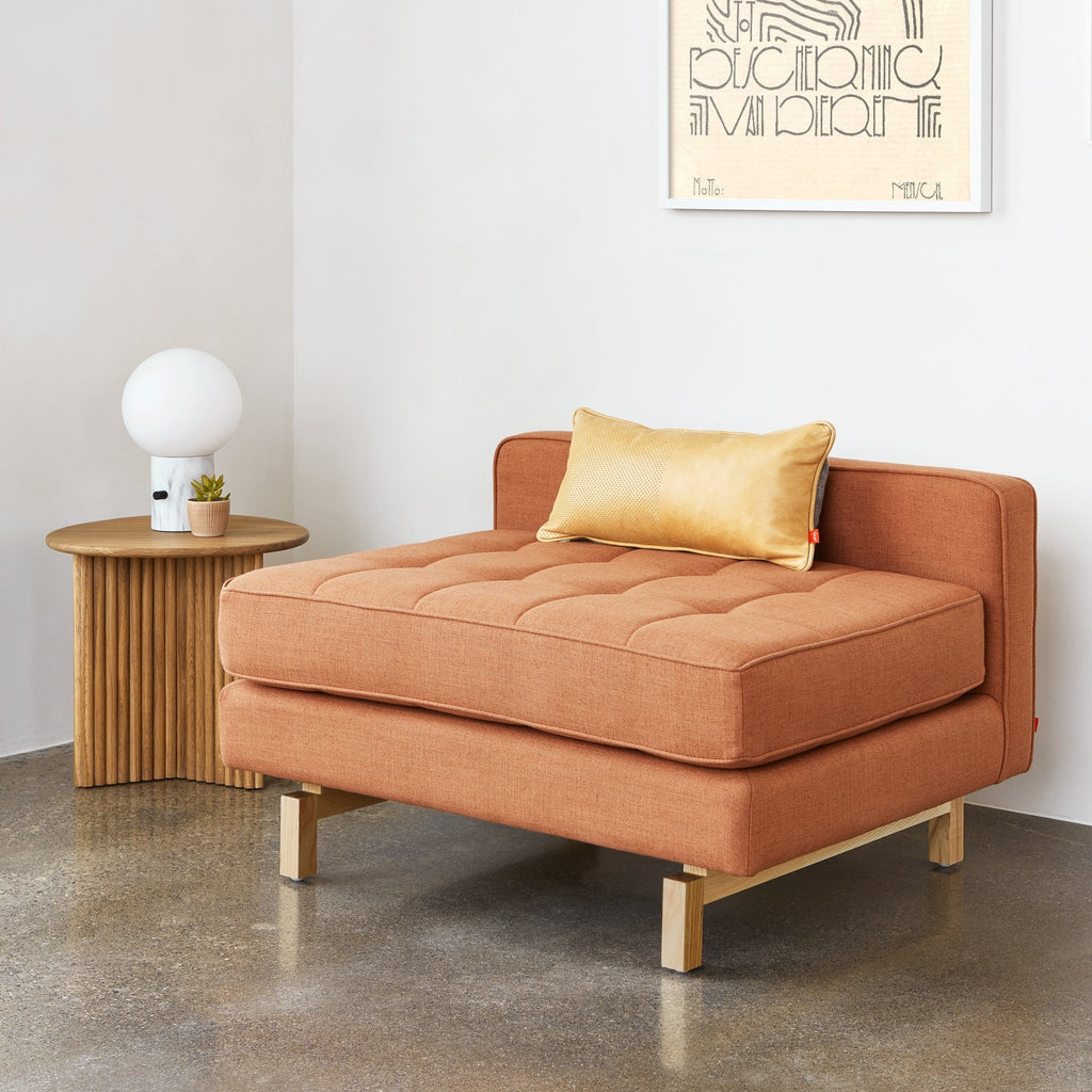 Jane 2 Lounge – Mid - Century Modern Lounge Chair with Tufted Cushions and FSC® Wood Base - Sage InteriorsSage InteriorsLounge Chair