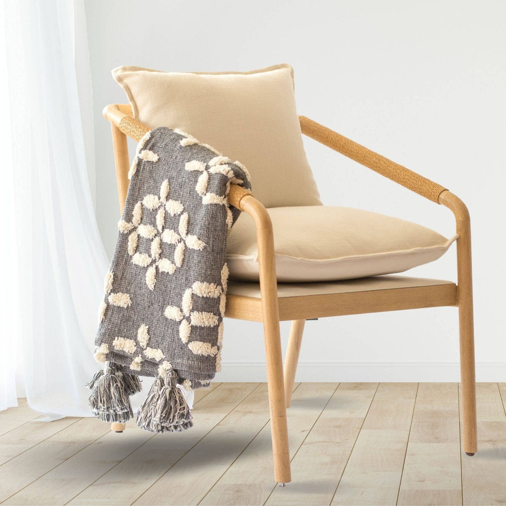Josie Modern Oversized Tufted Throw - Sage InteriorsTajik Home LLC