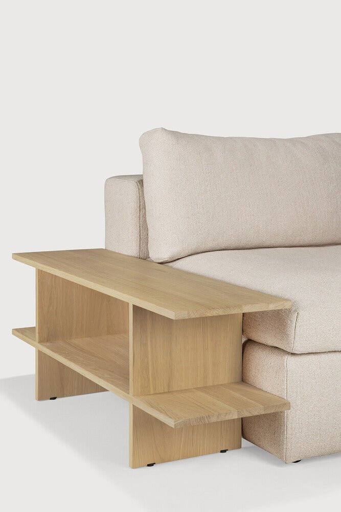 Kabuki Side Table – Sculptural Teak Accent - Sage InteriorsEthnicraftSide Table