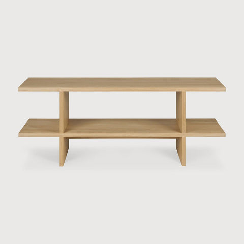 Kabuki Side Table – Sculptural Teak Accent - Sage InteriorsEthnicraftSide Table