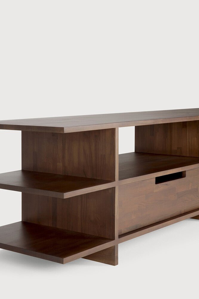 Kabuki TV Cupboard – Elegant Wooden Media Console Sage Interiors - Sage InteriorsEthnicraft