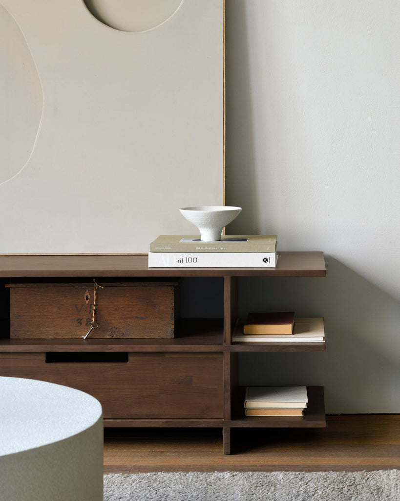 Kabuki TV Cupboard – Elegant Wooden Media Console Sage Interiors - Sage InteriorsEthnicraft