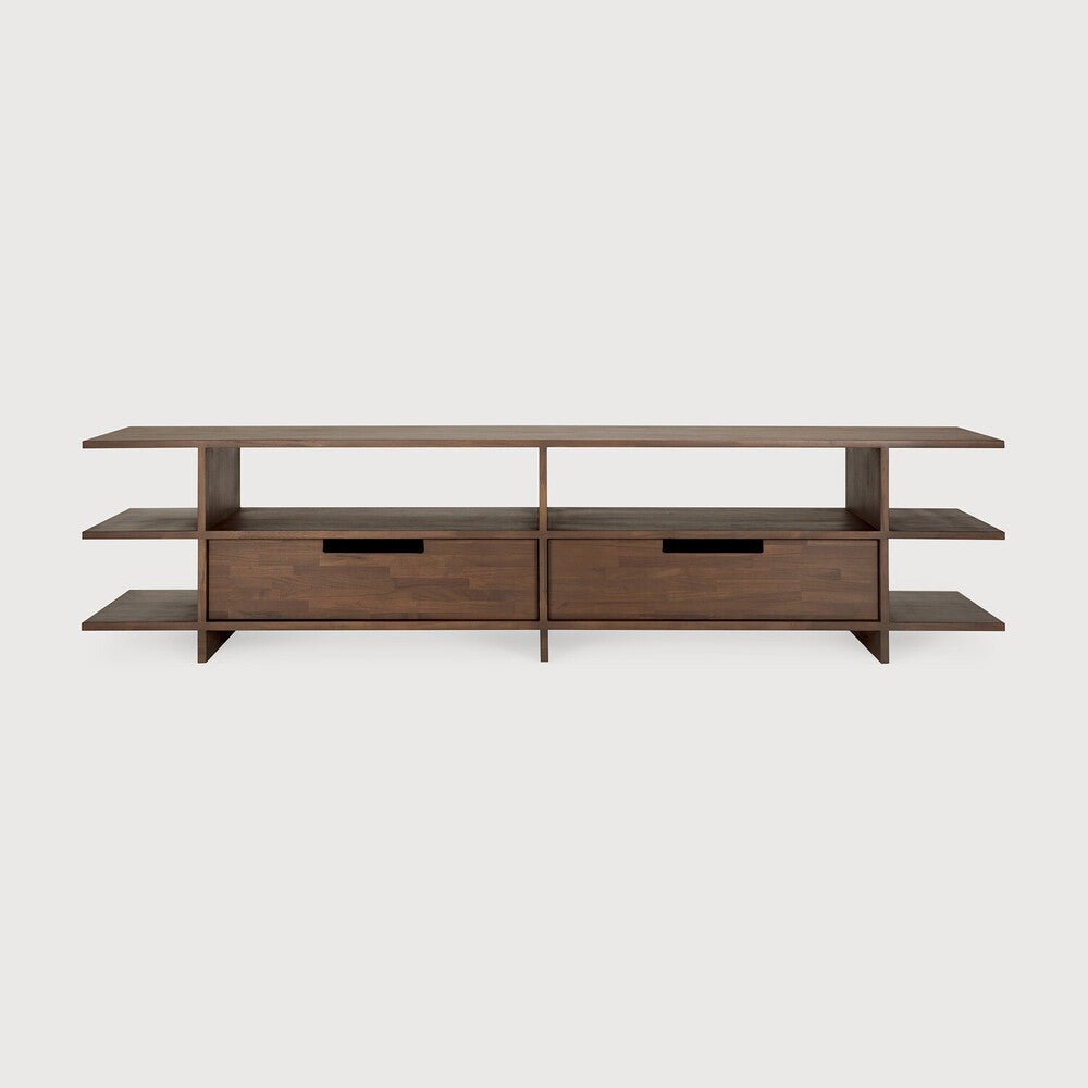 Kabuki TV Cupboard – Elegant Wooden Media Console Sage Interiors - Sage InteriorsEthnicraft