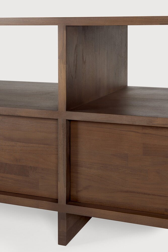 Kabuki TV Cupboard – Elegant Wooden Media Console Sage Interiors - Sage InteriorsEthnicraft