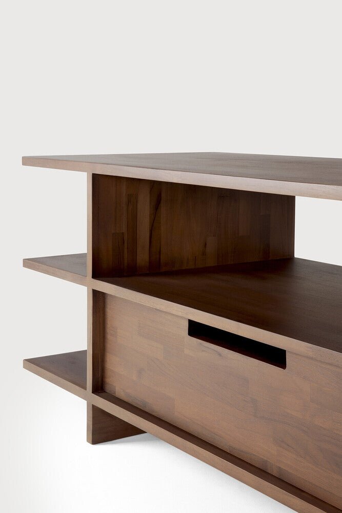 Kabuki TV Cupboard – Elegant Wooden Media Console Sage Interiors - Sage InteriorsEthnicraft