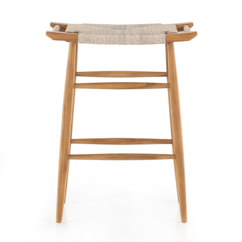 Kai Natural Teak Stool - Sage InteriorsFHDining Stool