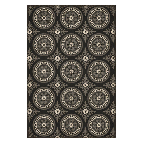 Karma Vintage Vinyl Floorcloth - Sage InteriorsSpicher and Co