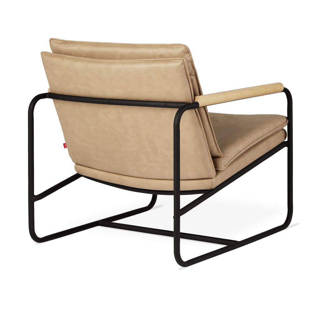 Kelso Chair – Industrial Modern Lounge Chair with Wood Armrests - Sage InteriorsSage InteriorsChair