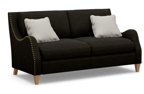 Kent Condo Sofa 74" | Body Cover: 161149 Dorado | B17 Curved Scoop - Sage InteriorsNorwalk