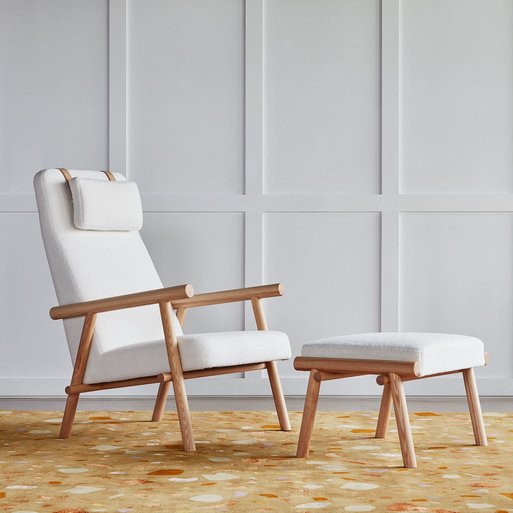 Labrador Chair & Ottoman – Scandinavian - Inspired Eco Lounge Set - Sage InteriorsSage InteriorsChair & Ottoman