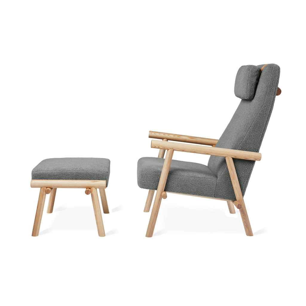 Labrador Chair & Ottoman – Scandinavian - Inspired Eco Lounge Set - Sage InteriorsSage InteriorsChair & Ottoman