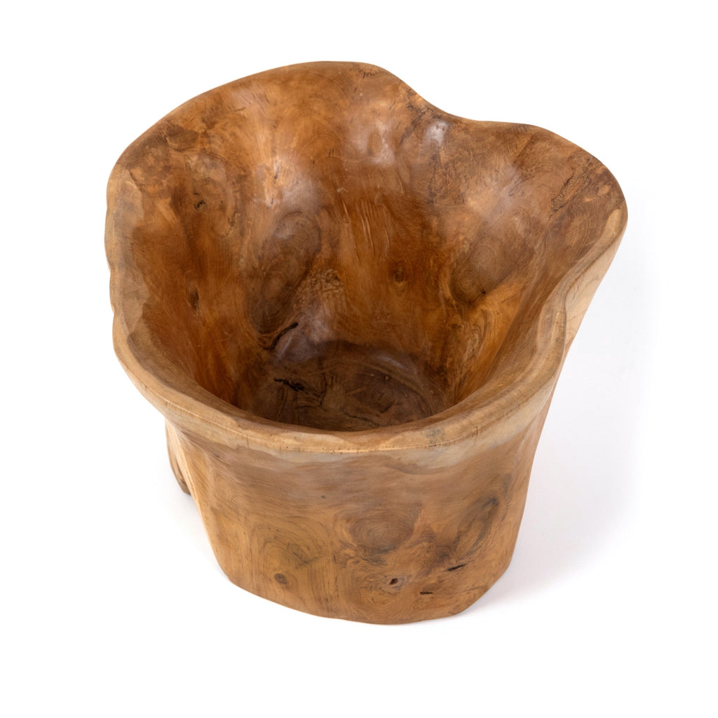 Large Teak Root Bowl - Sage InteriorsFH