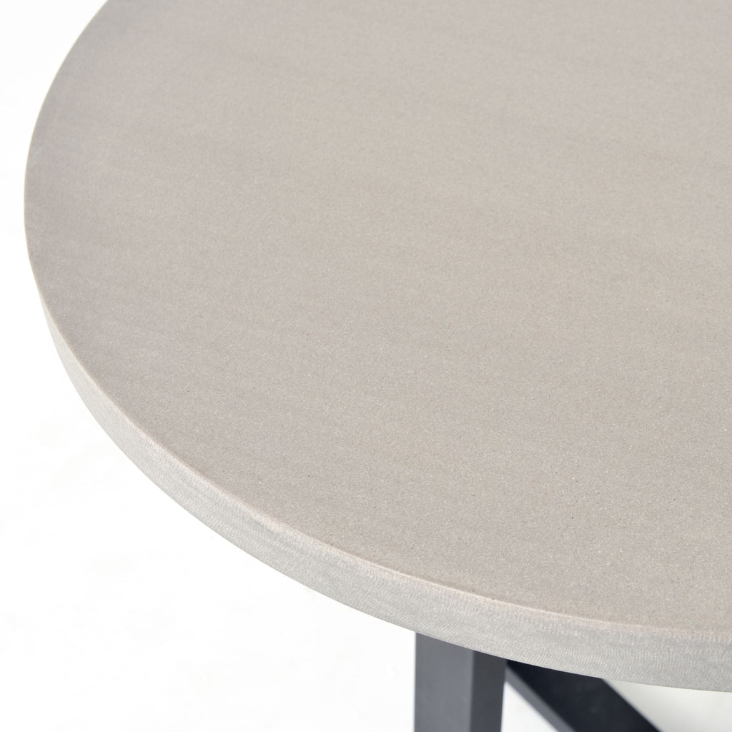 Lava Stone Round Indoor Outdoor Dining Table - Sage InteriorsFHDining Table