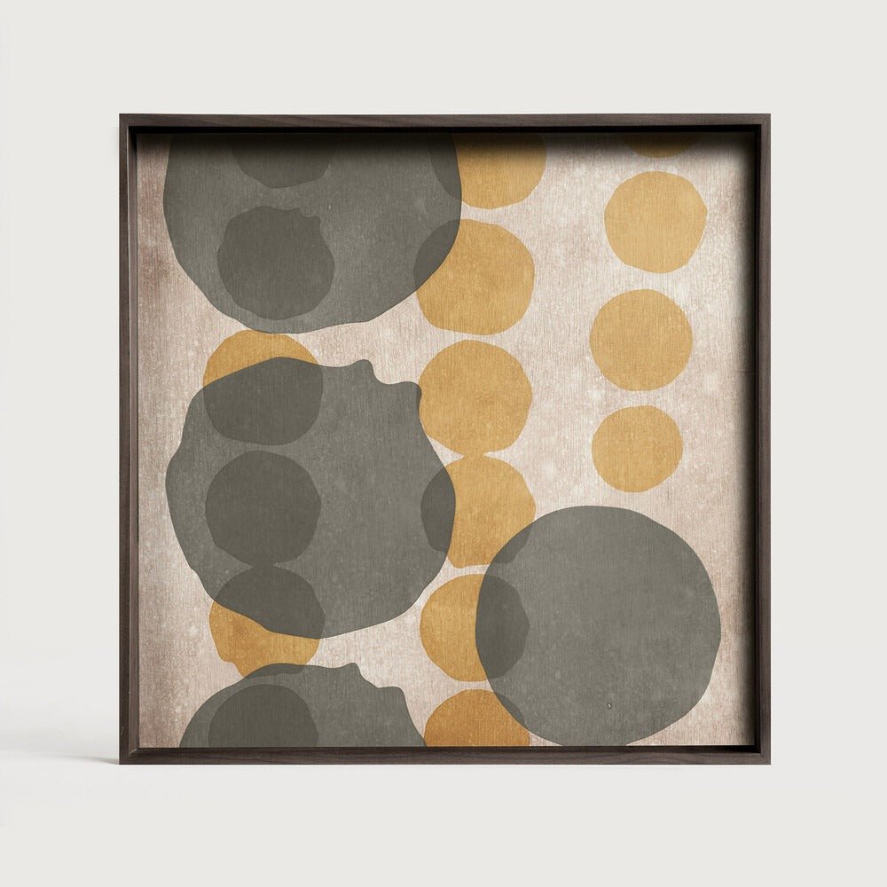 Layered Dots Glass Tray Bronze Finish with Organic Motif Sage Interiors - Sage InteriorsEthnicrafttray