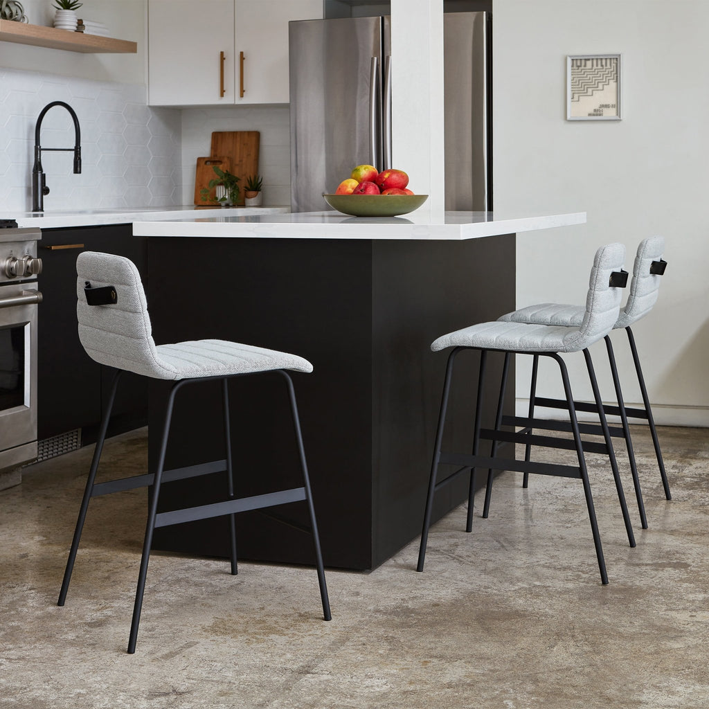 Lecture Counter Stool – Modern Upholstered Bar Seating with Recycled Fabric - Sage InteriorsSage InteriorsCounter Stool