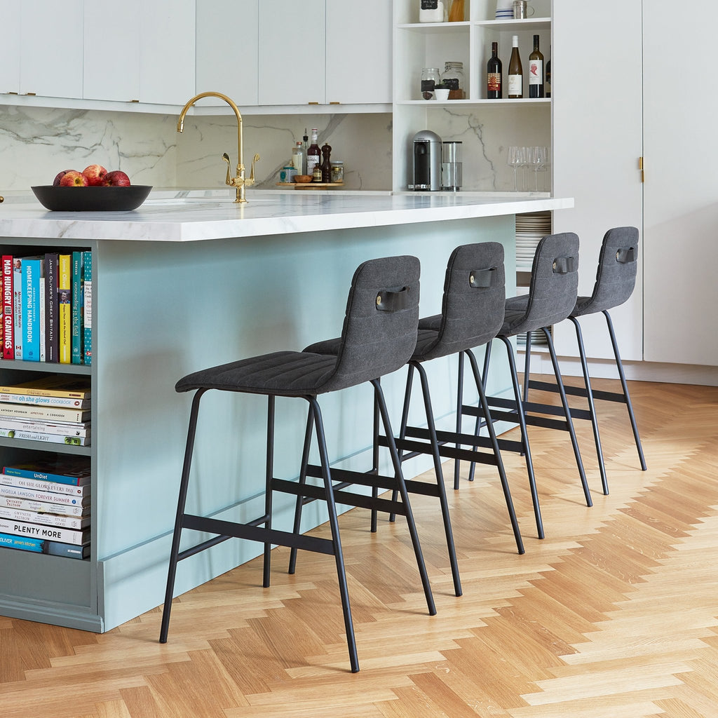 Lecture Counter Stool – Modern Upholstered Bar Seating with Recycled Fabric - Sage InteriorsSage InteriorsCounter Stool