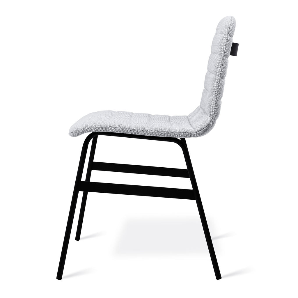 Lecture Dining Chair – Upholstered Modern Design with Brass & Leather Accents - Sage InteriorsSage InteriorsChair
