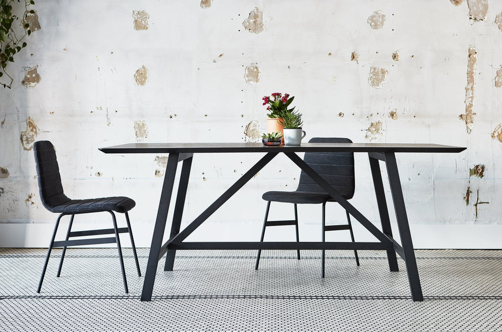 Lecture Dining Chair – Upholstered Modern Design with Brass & Leather Accents - Sage InteriorsSage InteriorsChair