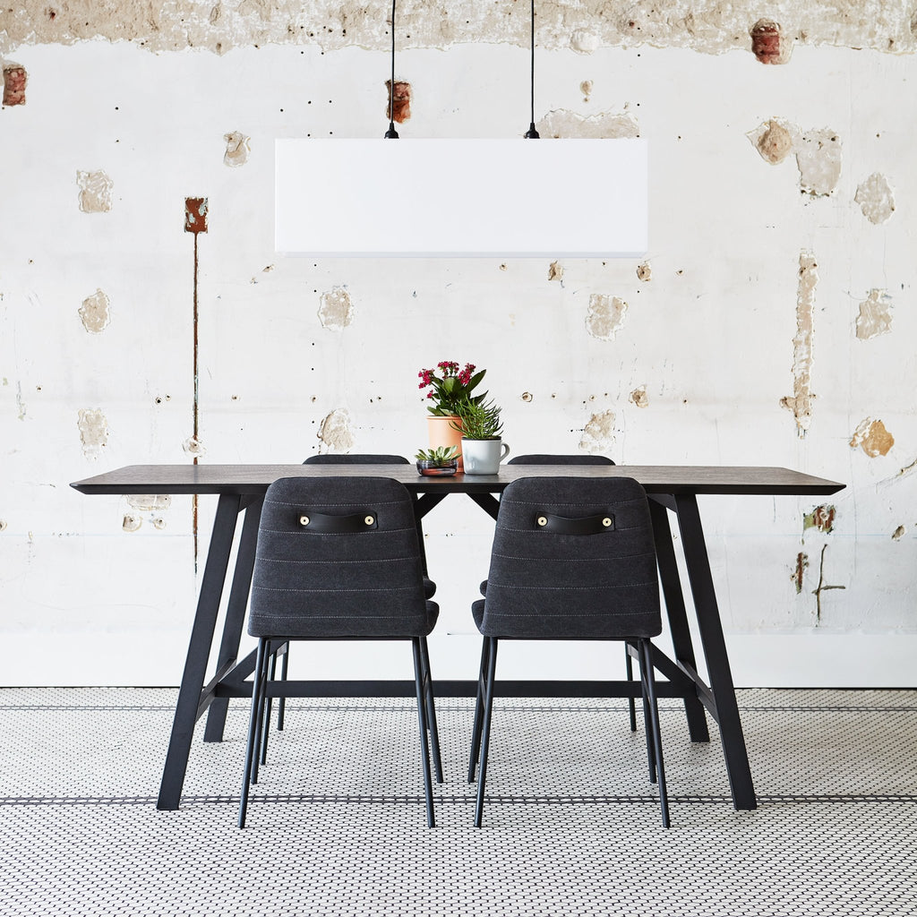 Lecture Dining Chair – Upholstered Modern Design with Brass & Leather Accents - Sage InteriorsSage InteriorsChair