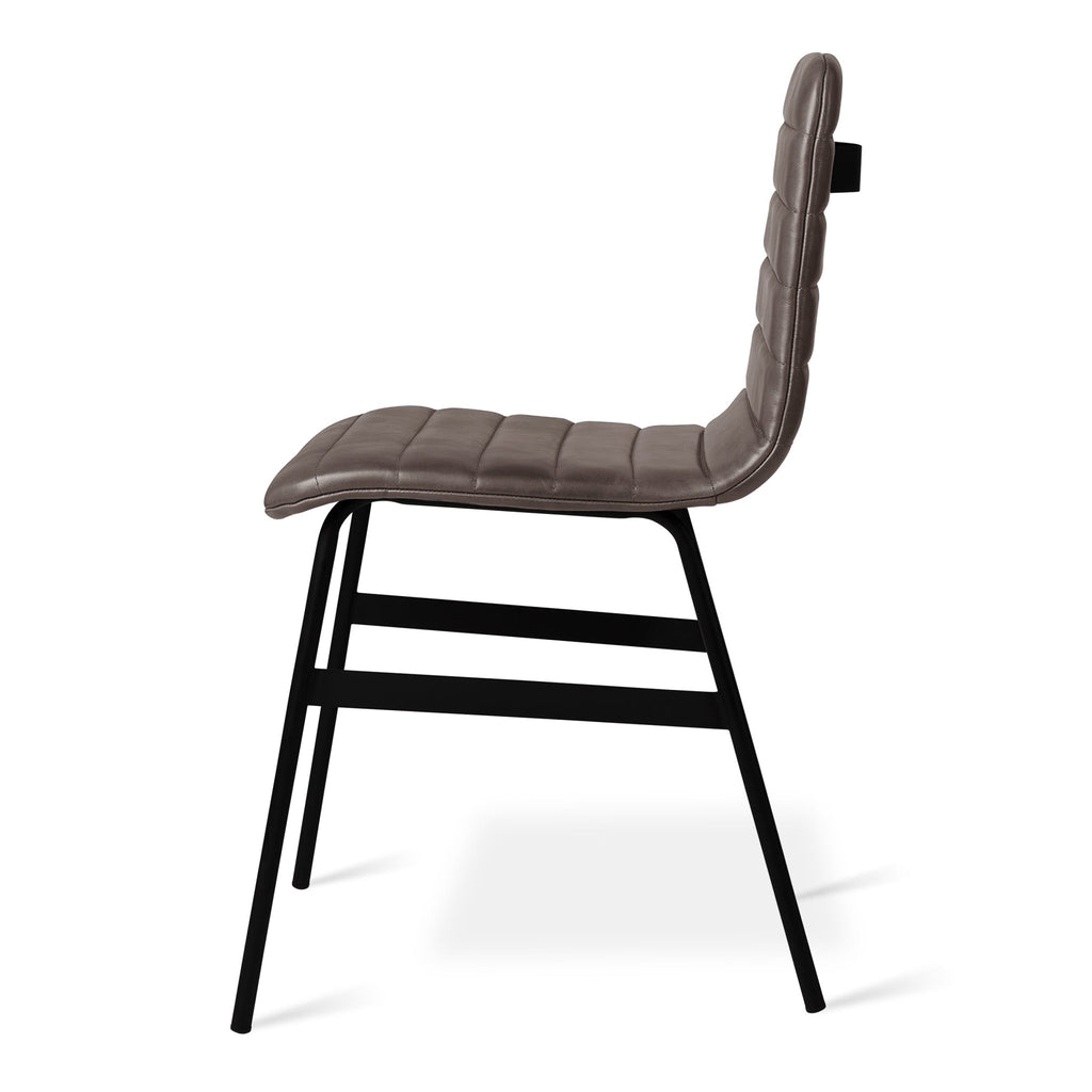 Lecture Dining Chair – Upholstered Modern Design with Brass & Leather Accents - Sage InteriorsSage InteriorsChair