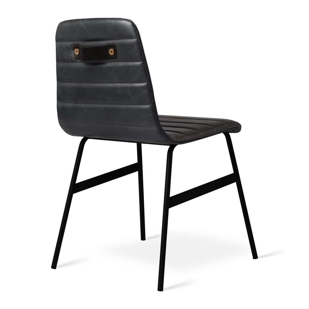 Lecture Dining Chair – Upholstered Modern Design with Brass & Leather Accents - Sage InteriorsSage InteriorsChair