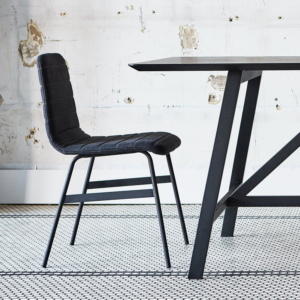 Lecture Dining Chair – Upholstered Modern Design with Brass & Leather Accents - Sage InteriorsSage InteriorsChair