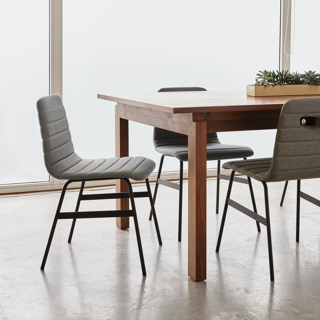 Lecture Dining Chair – Upholstered Modern Design with Brass & Leather Accents - Sage InteriorsSage InteriorsChair