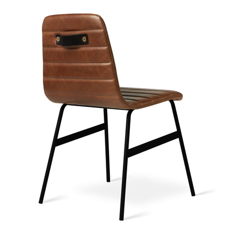 Lecture Dining Chair – Upholstered Modern Design with Brass & Leather Accents - Sage InteriorsSage InteriorsChair