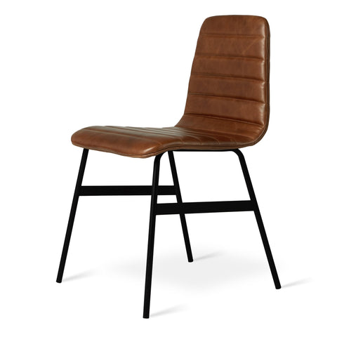 Lecture Dining Chair – Upholstered Modern Design with Brass & Leather Accents - Sage InteriorsSage InteriorsChair