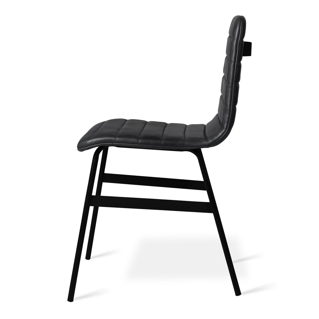 Lecture Dining Chair – Upholstered Modern Design with Brass & Leather Accents - Sage InteriorsSage InteriorsChair