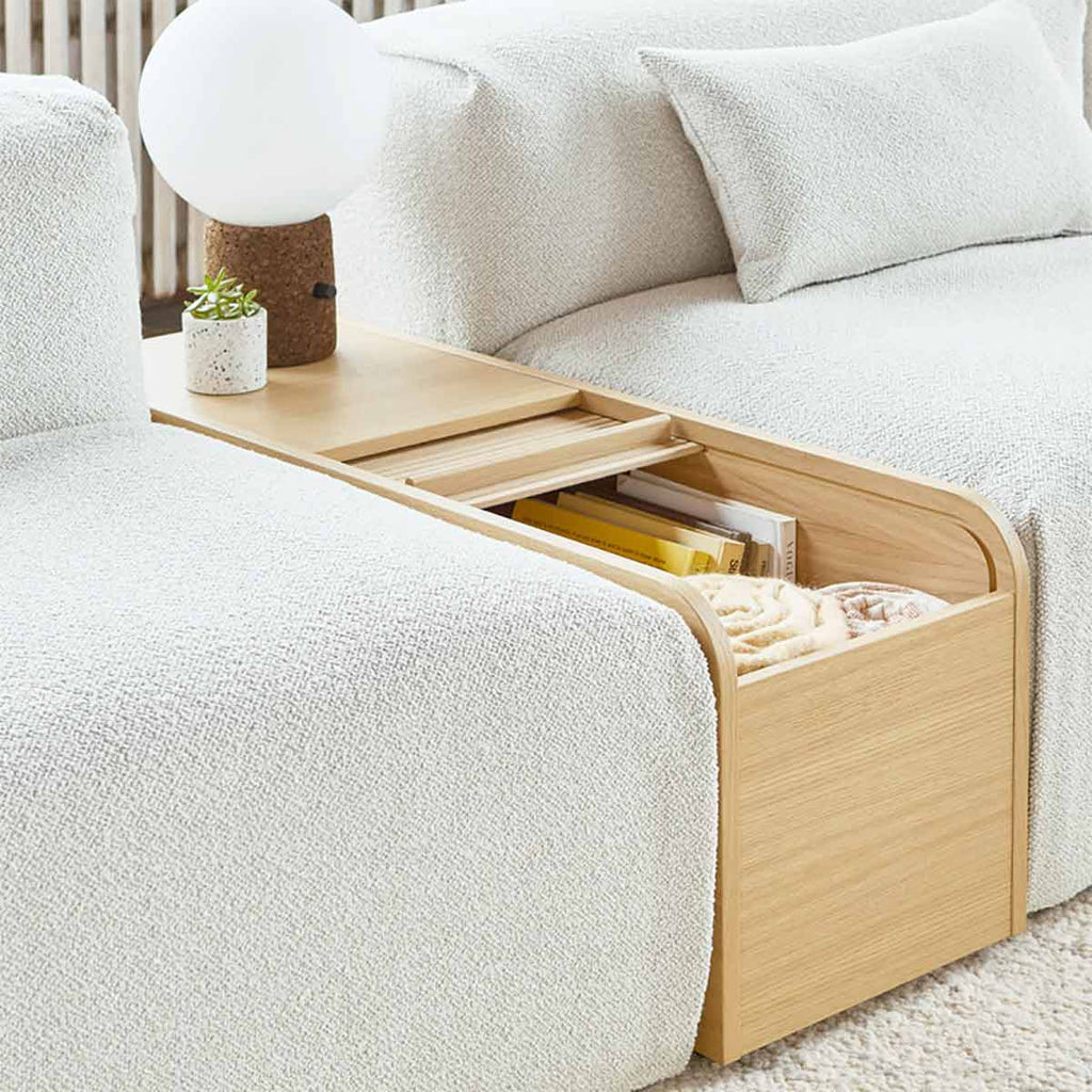 Ledger Coffee Table – FSC - Certified Tambour Storage with Elegant Craftsmanship - Sage InteriorsGusCoffee Table