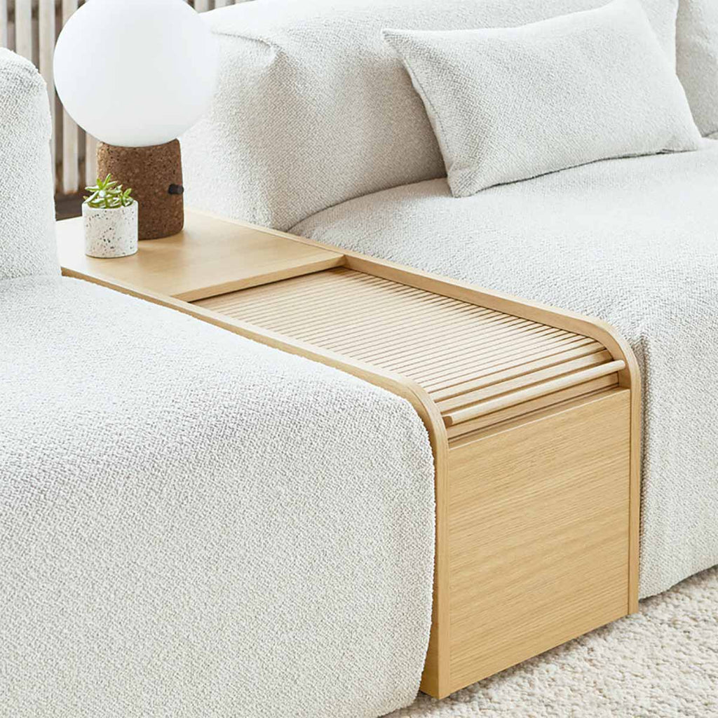 Ledger Coffee Table – FSC - Certified Tambour Storage with Elegant Craftsmanship - Sage InteriorsGusCoffee Table