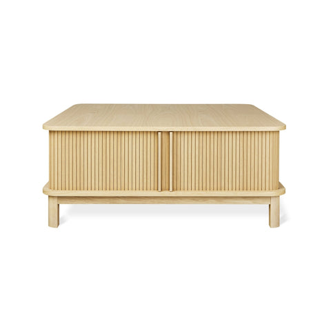 Ledger Coffee Table – FSC® - Certified Tambour Storage with Elegant Craftsmanship - Sage InteriorsSage InteriorsCoffee Table