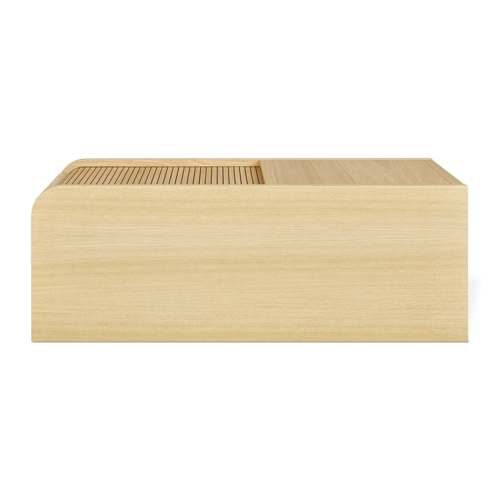 Ledger Storage Box – FSC® - Certified Tambour Top with Waterfall Edge Design - Sage InteriorsSage Interiorsstorage box