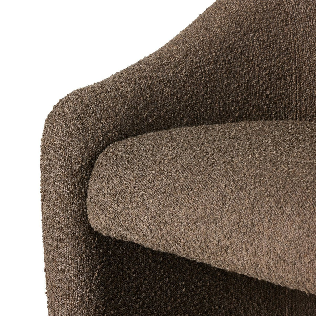 Levi Dining Chair – Knoll Clay Bouclé Performance Fabric - Sage InteriorsFour HandsDining Chair