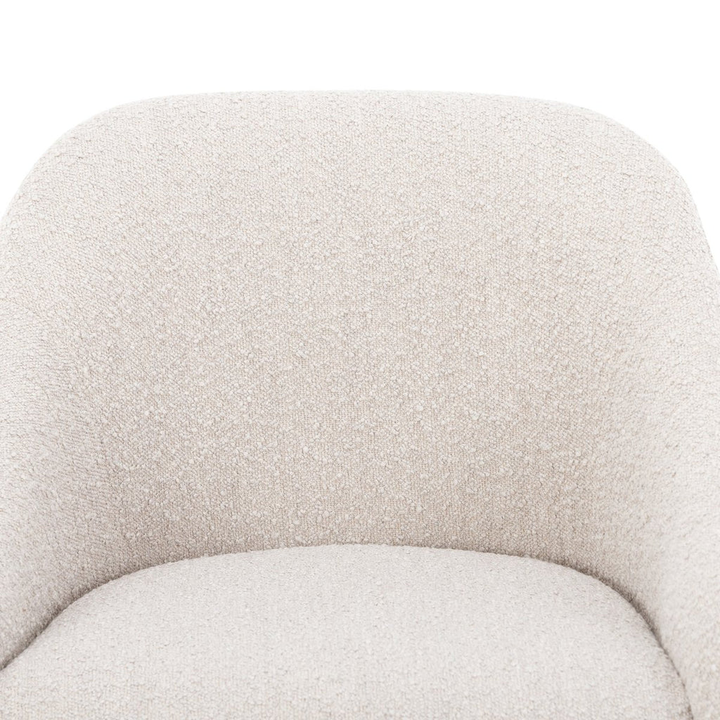 Levi Dining Chair – Knoll Clay Bouclé Performance Fabric - Sage InteriorsFour HandsDining Chair