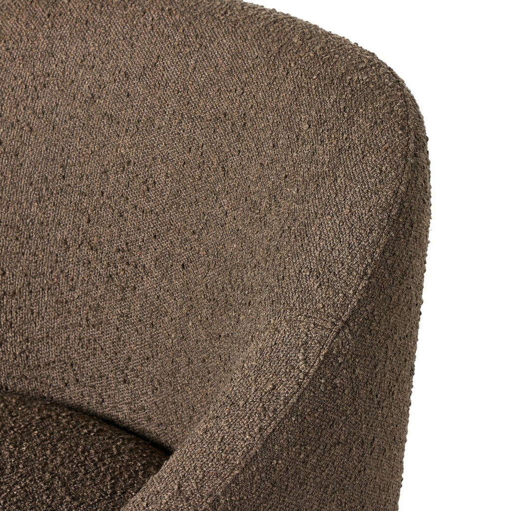 Levi Dining Chair – Knoll Clay Bouclé Performance Fabric - Sage InteriorsFour HandsDining Chair
