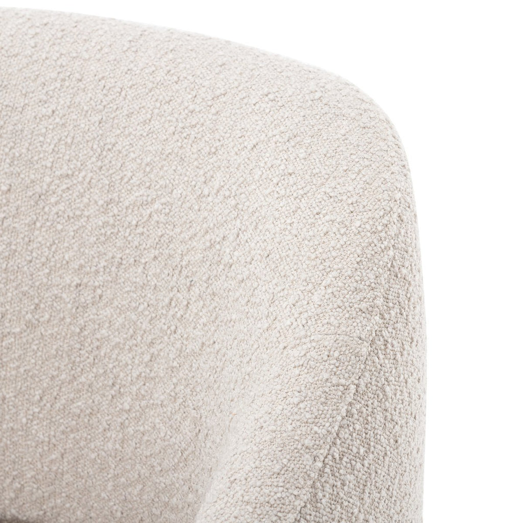 Levi Dining Chair – Knoll Clay Bouclé Performance Fabric - Sage InteriorsFour HandsDining Chair