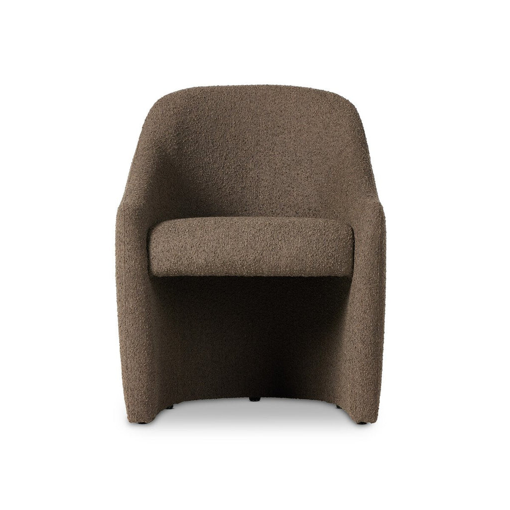Levi Dining Chair – Knoll Clay Bouclé Performance Fabric - Sage InteriorsFour HandsDining Chair