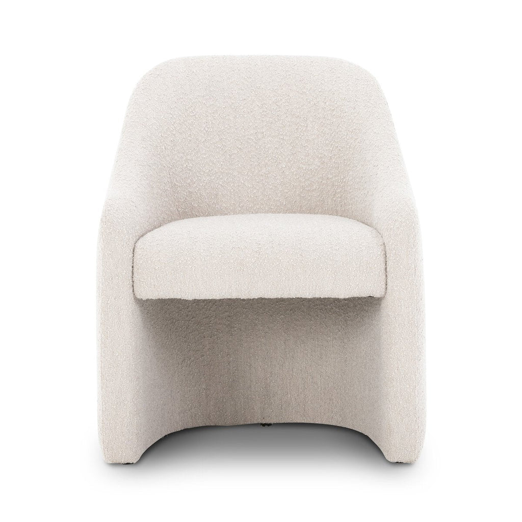 Levi Dining Chair – Knoll Clay Bouclé Performance Fabric - Sage InteriorsFour HandsDining Chair