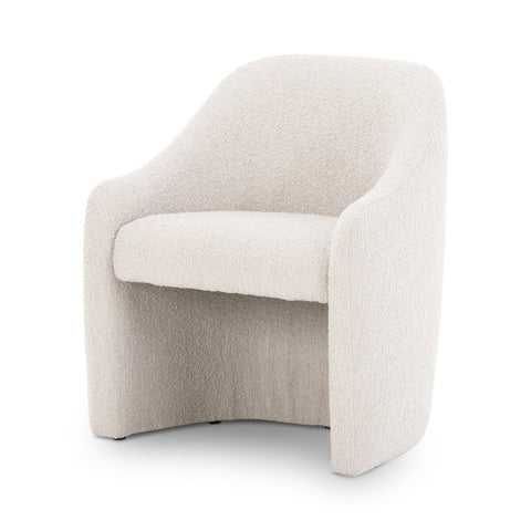 Levi Dining Chair – Knoll Clay Bouclé Performance Fabric - Sage InteriorsFour HandsDining Chair