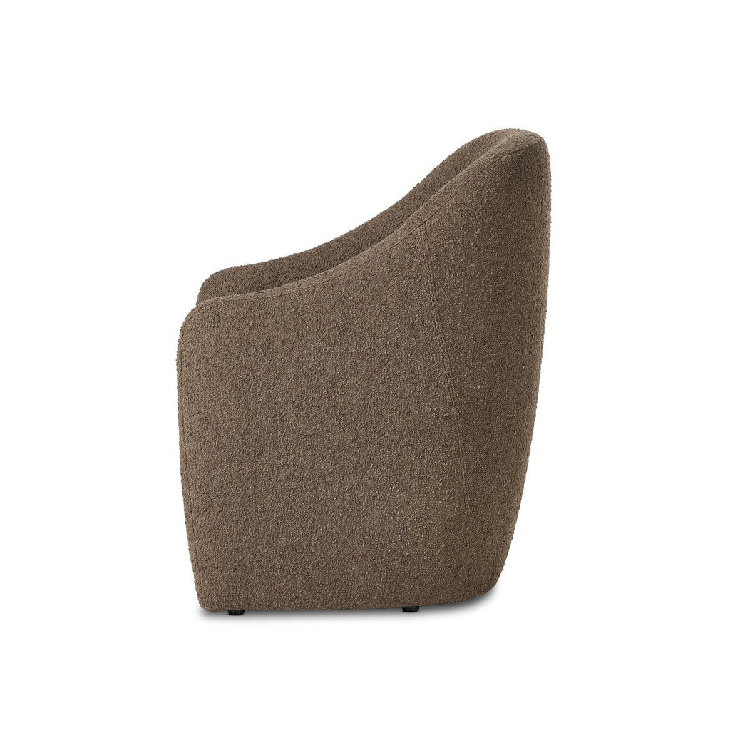 Levi Dining Chair – Knoll Clay Bouclé Performance Fabric - Sage InteriorsFour HandsDining Chair
