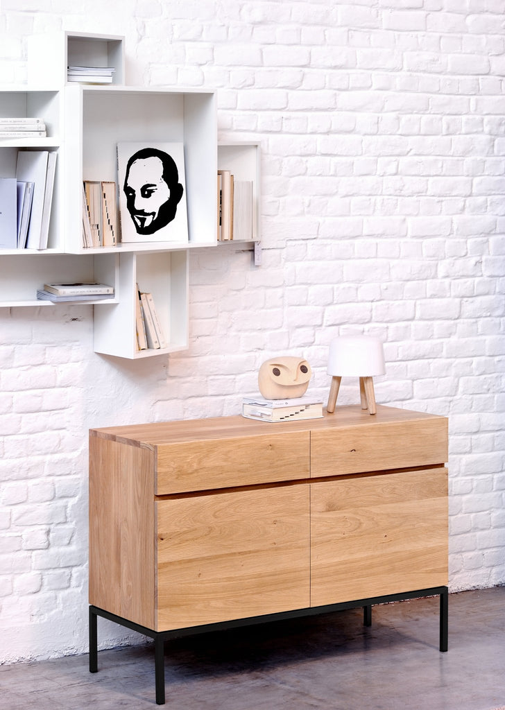 Ligna Oak Sideboard – Minimalist Scandinavian Storage with Clean Lines - Sage InteriorsEthnicraft