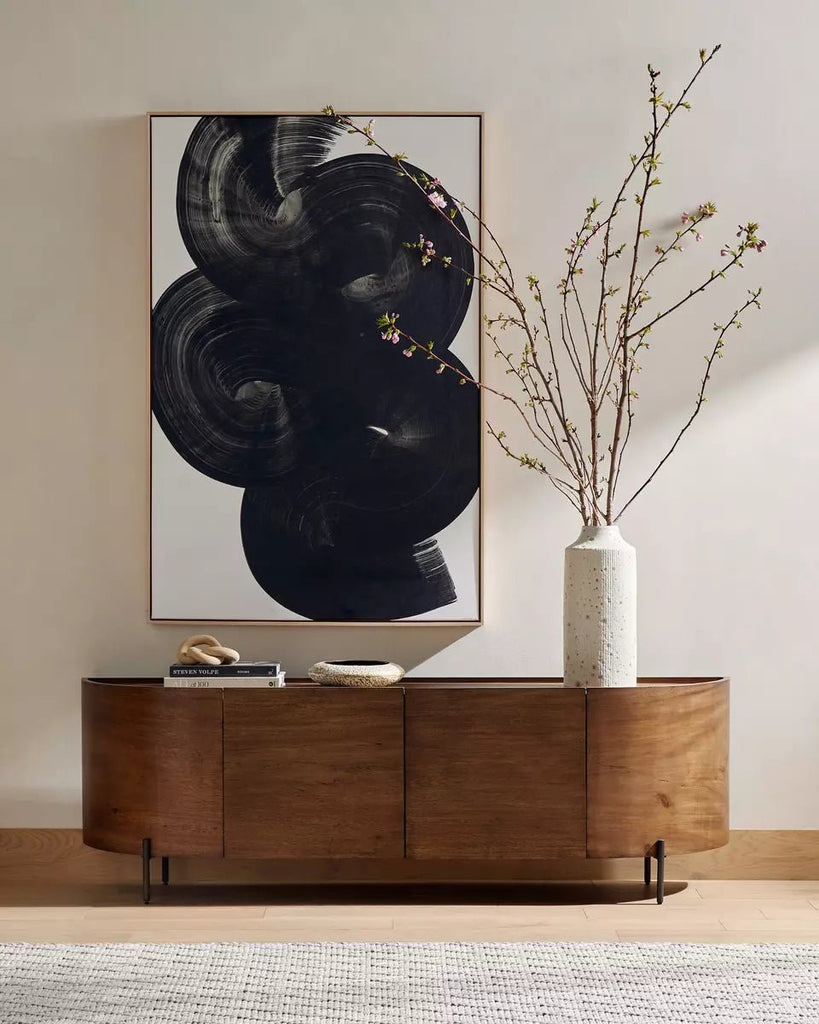 Lunas Media Console, Caramel Guanacaste - Sage InteriorsFour HandsMedia Stand